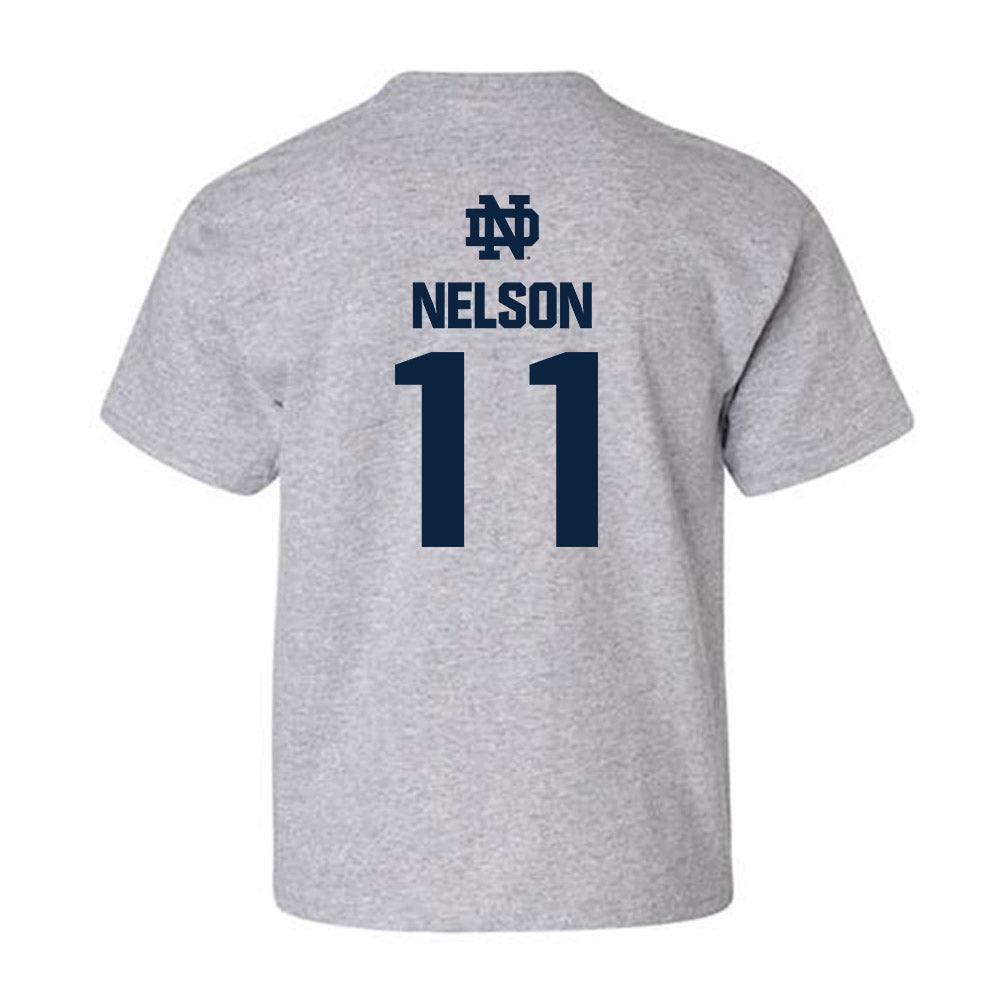Notre Dame - NCAA Men's Ice Hockey : Danny Nelson - Classic Fashion Shersey Youth T-Shirt-1