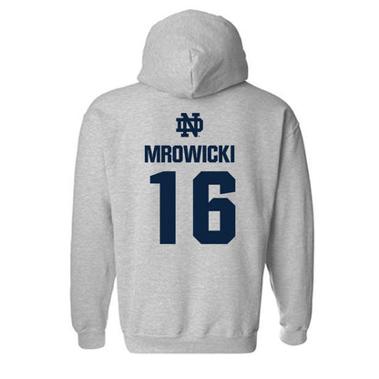 Notre Dame - NCAA Women's Soccer : Meghan Mrowicki - Classic Fashion Shersey Hooded Sweatshirt-1