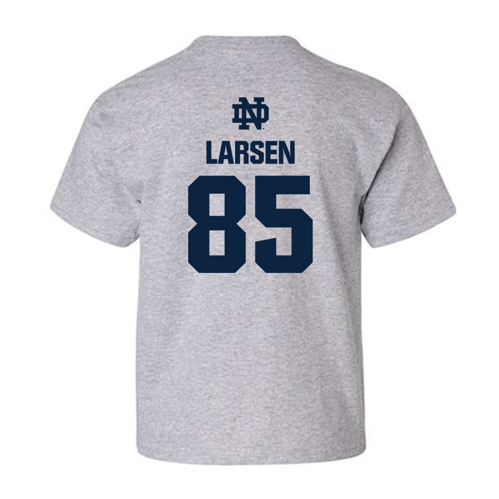 Notre Dame - NCAA Football : Jack Larsen - Classic Fashion Shersey Youth T-Shirt-1