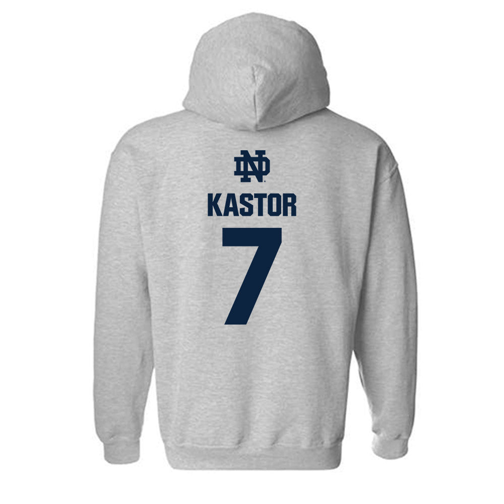 Notre Dame - NCAA Softball : Micaela Kastor - Classic Fashion Shersey Hooded Sweatshirt-1