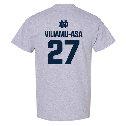 Notre Dame - NCAA Football : Kyngstonn Viliamu-Asa - Classic Fashion Shersey T-Shirt-1