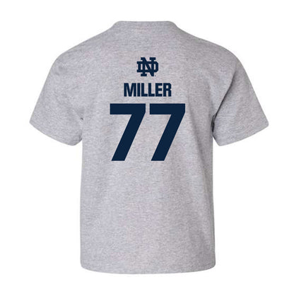 Notre Dame - NCAA Men's Lacrosse : Luke Miller - Classic Fashion Shersey Youth T-Shirt
