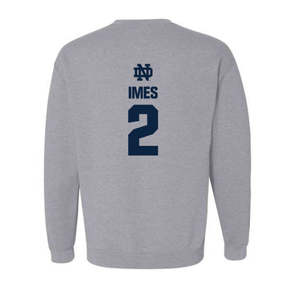Notre Dame - NCAA Men's Basketball : Logan Imes - Classic Fashion Shersey Crewneck Sweatshirt-1