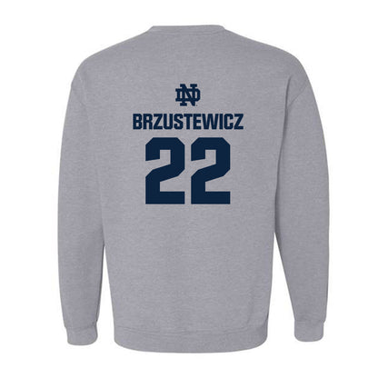 Notre Dame - NCAA Baseball : Parker Brzustewicz - Classic Fashion Shersey Crewneck Sweatshirt