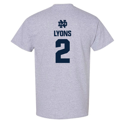 Notre Dame - NCAA Women's Lacrosse : Abigail Lyons - Classic Fashion Shersey T-Shirt-1