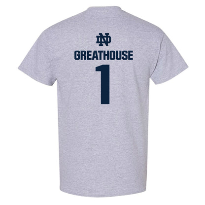 Notre Dame - NCAA Football : Jaden Greathouse - Classic Fashion Shersey T-Shirt-1