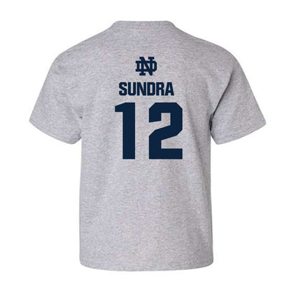Notre Dame - NCAA Men's Basketball : Garrett Sundra - Classic Fashion Shersey Youth T-Shirt-1