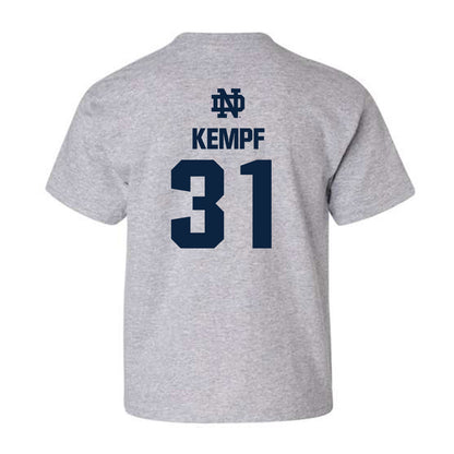Notre Dame - NCAA Men's Ice Hockey : Nicholas Kempf - Classic Fashion Shersey Youth T-Shirt