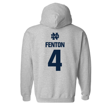Notre Dame - NCAA Women's Volleyball : Lily Fenton - Classic Fashion Shersey Hooded Sweatshirt