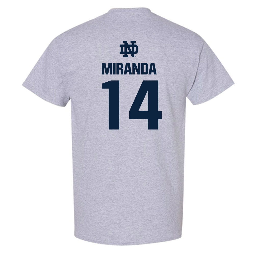 Notre Dame - NCAA Baseball : Shane Miranda - Classic Fashion Shersey T-Shirt-1