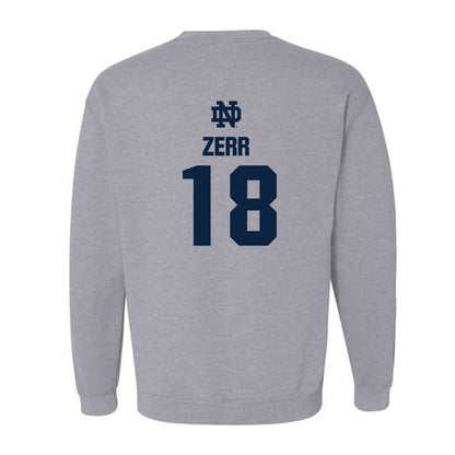 Notre Dame - NCAA Baseball : Aiden Zerr - Classic Fashion Shersey Crewneck Sweatshirt-1