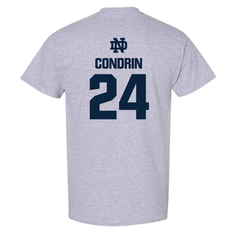 Notre Dame - NCAA Baseball : Luke Condrin - Classic Fashion Shersey T-Shirt-1