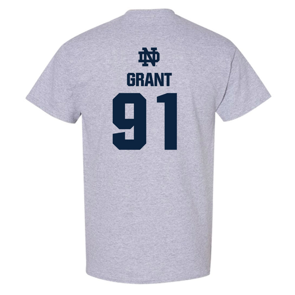 Notre Dame - NCAA Men's Lacrosse : Griffin Grant - Classic Fashion Shersey T-Shirt-1