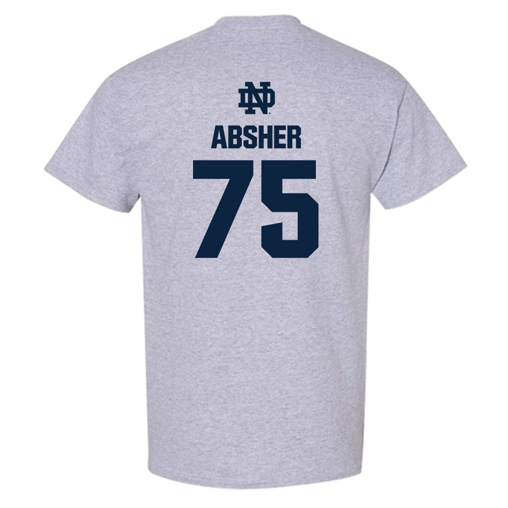 Notre Dame - NCAA Football : Sullivan Absher - Classic Fashion Shersey T-Shirt-1