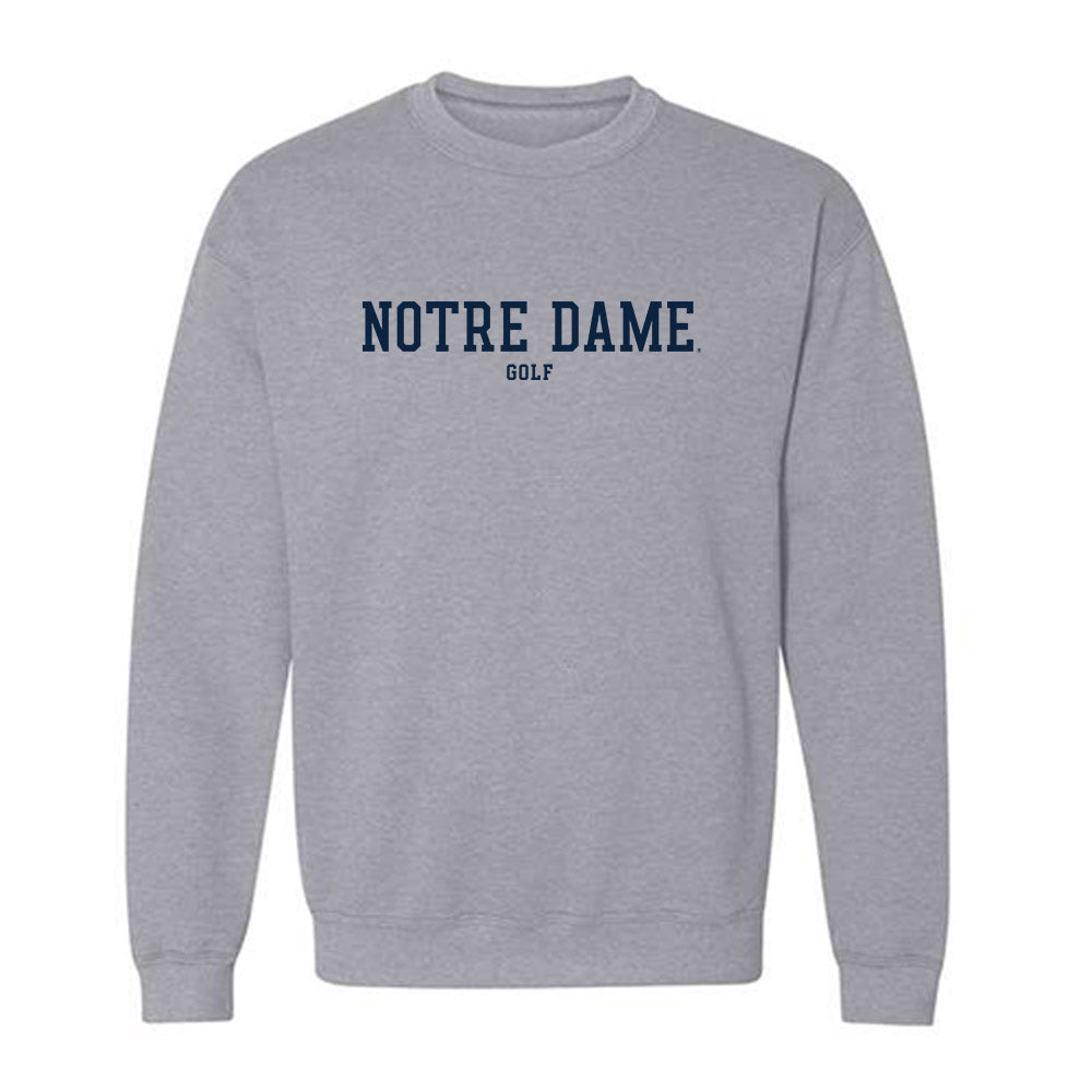 Notre Dame - NCAA Women's Golf : Alexsandra Lapple - Classic Fashion Shersey Crewneck Sweatshirt-0
