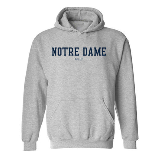 Notre Dame - NCAA Women's Golf : Alexsandra Lapple - Classic Fashion Shersey Hooded Sweatshirt-0