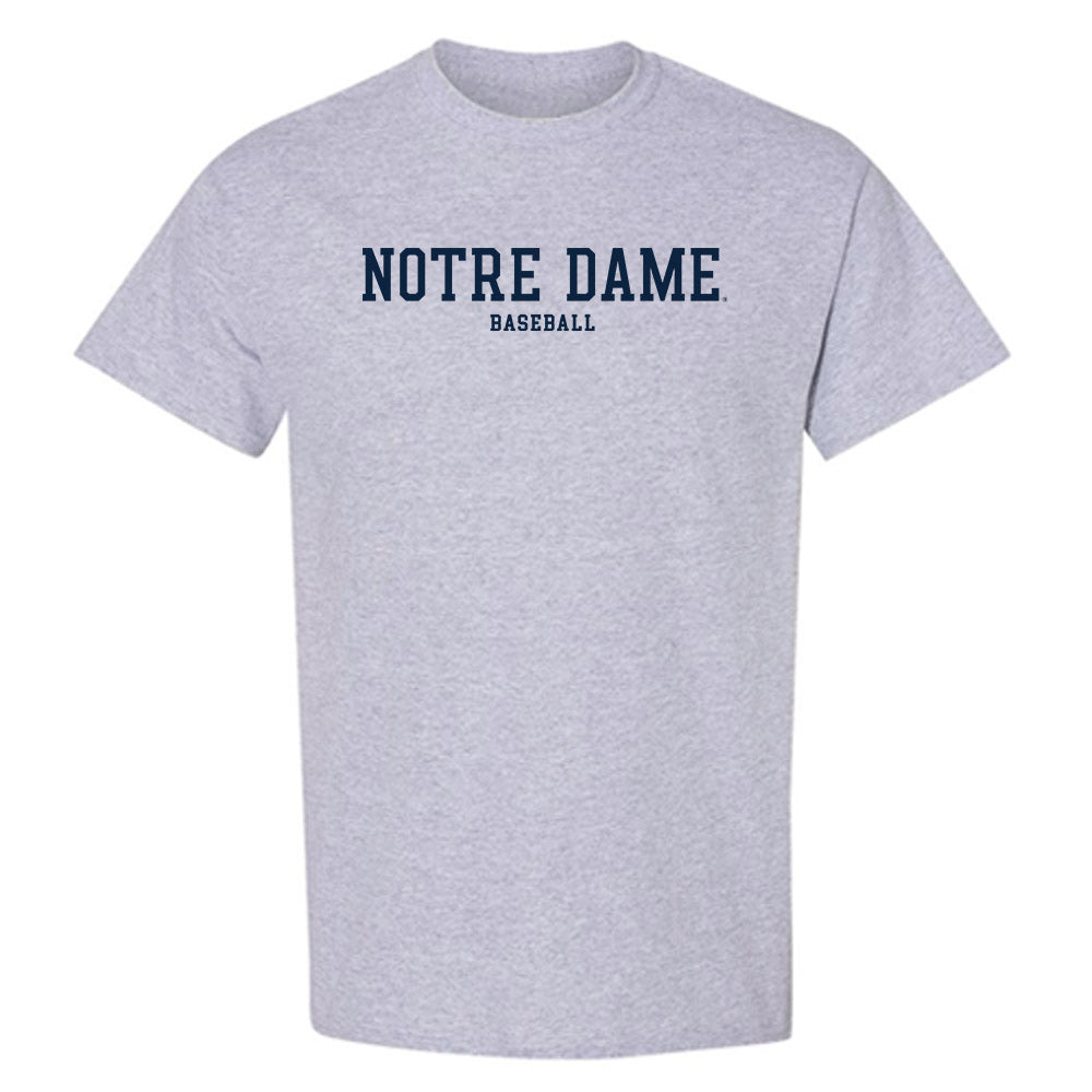 Notre Dame - NCAA Baseball : Trent Hartman - Classic Fashion Shersey T-Shirt-0