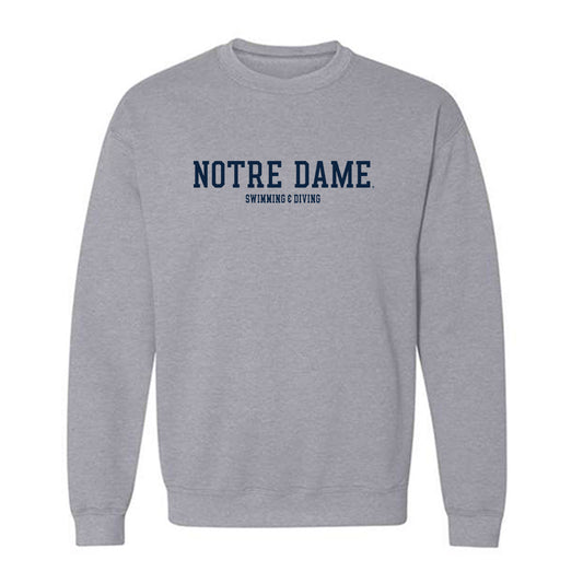 Notre Dame - NCAA Women's Swimming & Diving : Gracyn Lanning - Classic Fashion Shersey Crewneck Sweatshirt-0