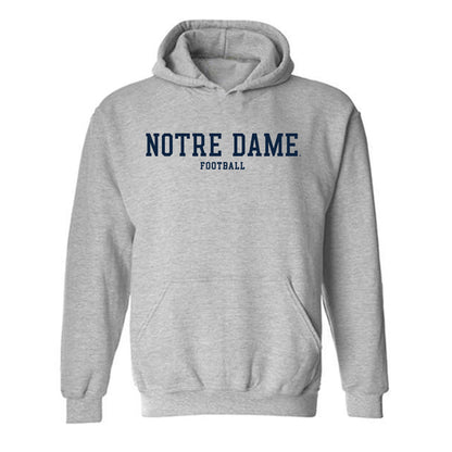 Notre Dame - NCAA Football : Elijah Burress - Classic Fashion Shersey Hooded Sweatshirt-0