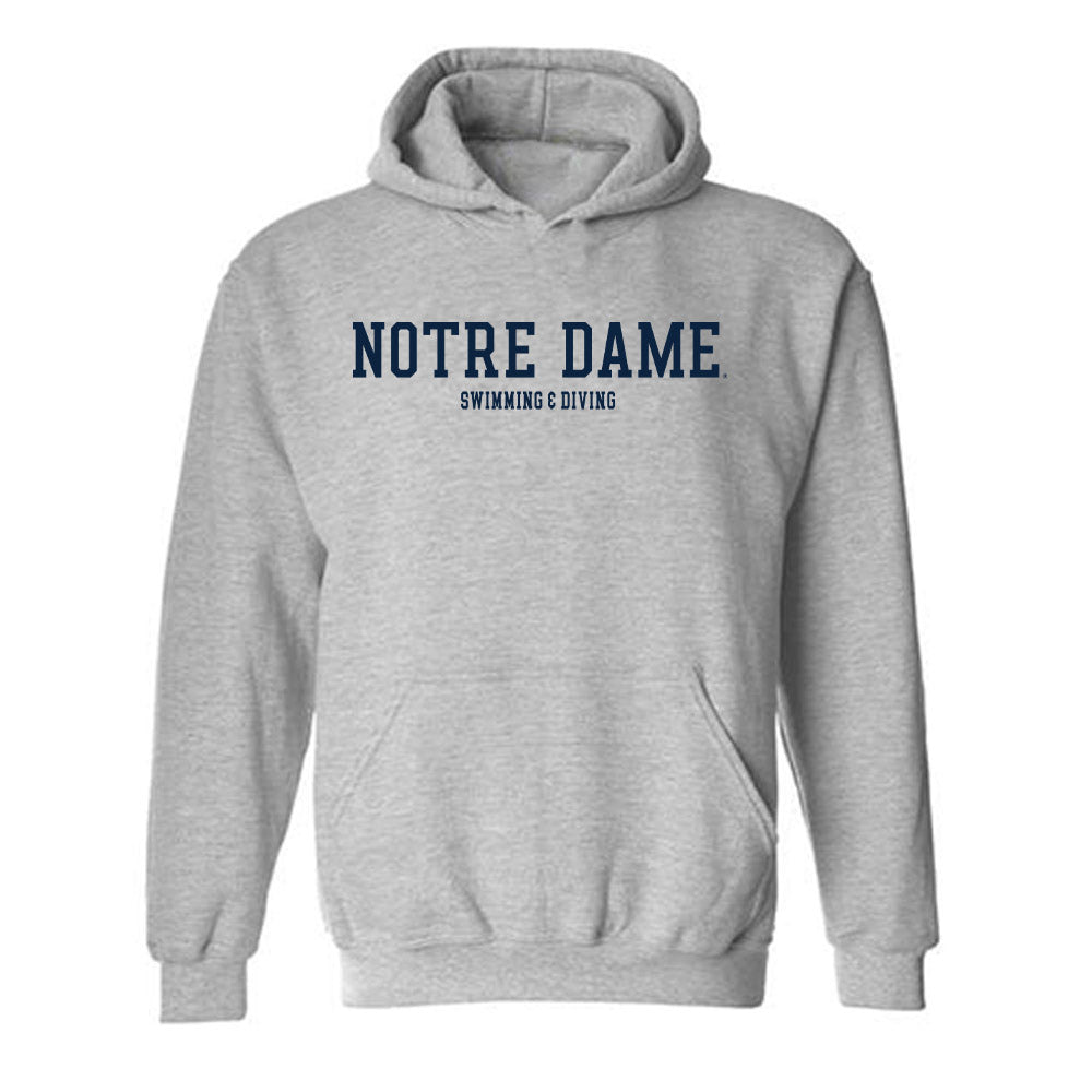 Notre Dame - NCAA Women's Swimming & Diving : Jaylee Hager - Classic Fashion Shersey Hooded Sweatshirt-0