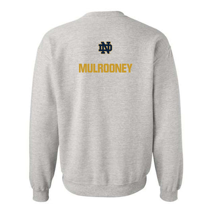 Notre Dame - NCAA Women's Swimming & Diving : Caroline Mulrooney - Classic Fashion Shersey Crewneck Sweatshirt-1