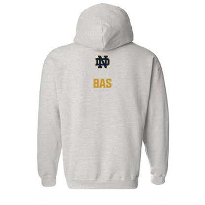 Notre Dame - NCAA Men's Fencing : Liam Bas - Classic Fashion Shersey Hooded Sweatshirt-1