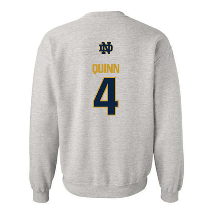 Notre Dame - NCAA Men's Ice Hockey : Michael Quinn - Classic Fashion Shersey Crewneck Sweatshirt-1