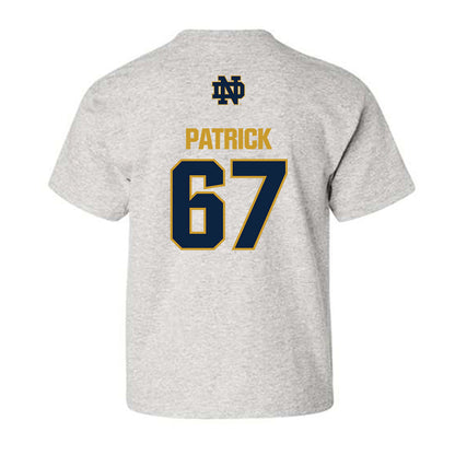 Notre Dame - NCAA Football : Gregory Patrick - Classic Fashion Shersey Youth T-Shirt-1