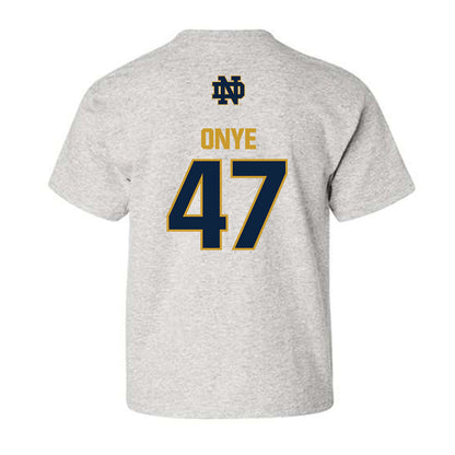 Notre Dame - NCAA Football : Jason Onye - Classic Fashion Shersey Youth T-Shirt-1