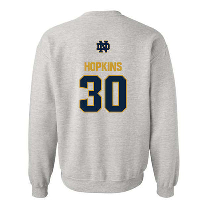 Notre Dame - NCAA Women's Lacrosse : Brooke Hopkins - Classic Fashion Shersey Crewneck Sweatshirt-1