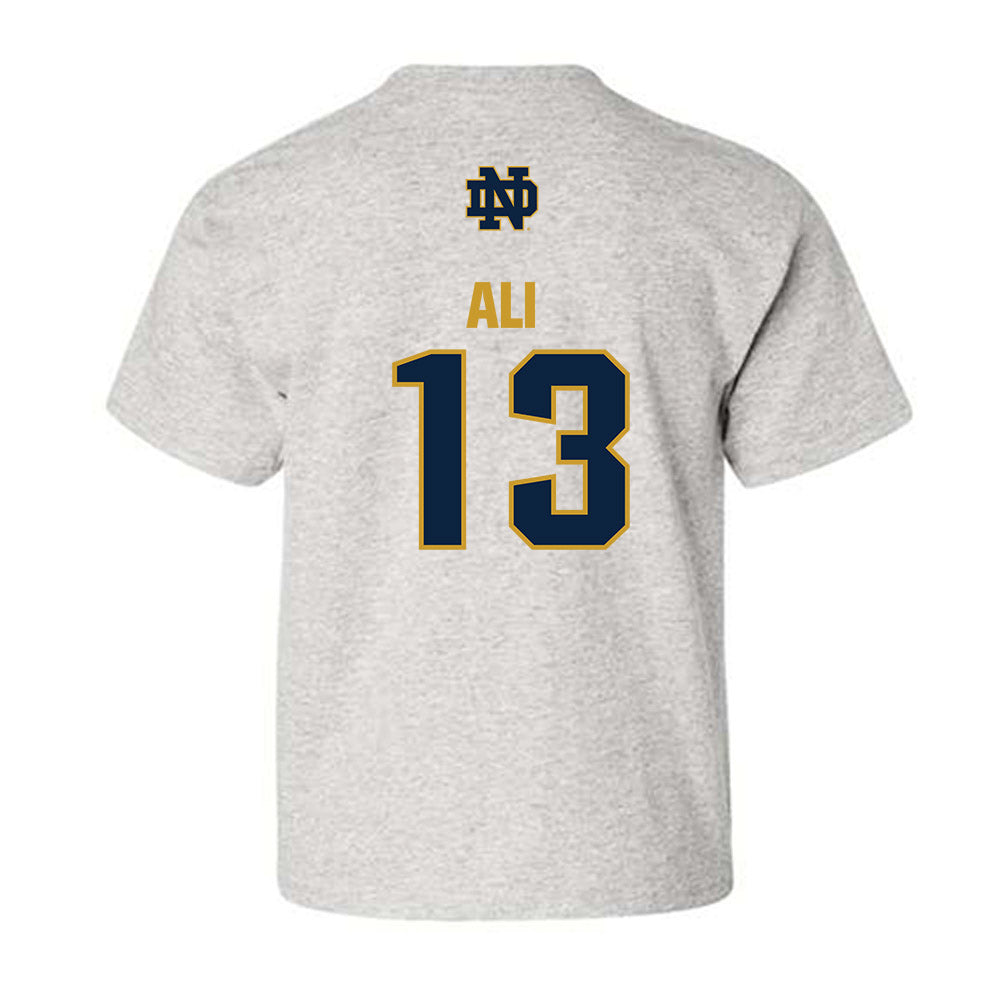 Notre Dame - NCAA Men's Ice Hockey : Brennan Ali - Classic Fashion Shersey Youth T-Shirt-1