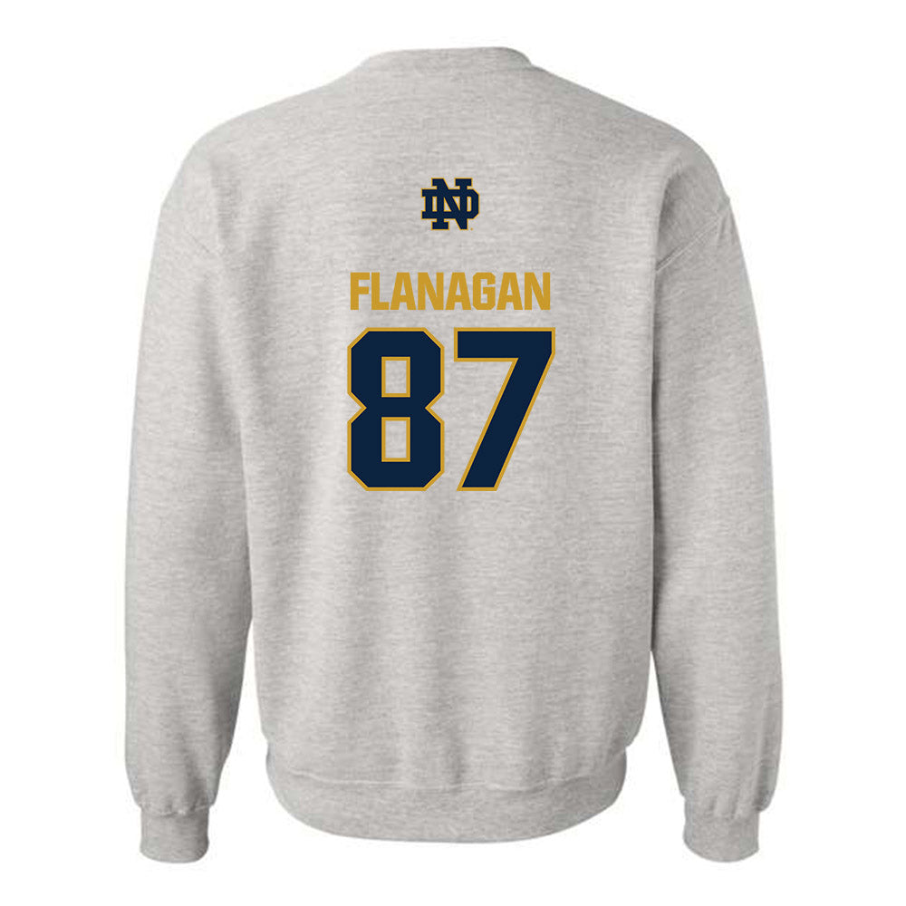 Notre Dame - NCAA Football : Cooper Flanagan - Classic Fashion Shersey Crewneck Sweatshirt-1