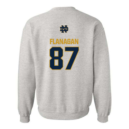 Notre Dame - NCAA Football : Cooper Flanagan - Classic Fashion Shersey Crewneck Sweatshirt-1