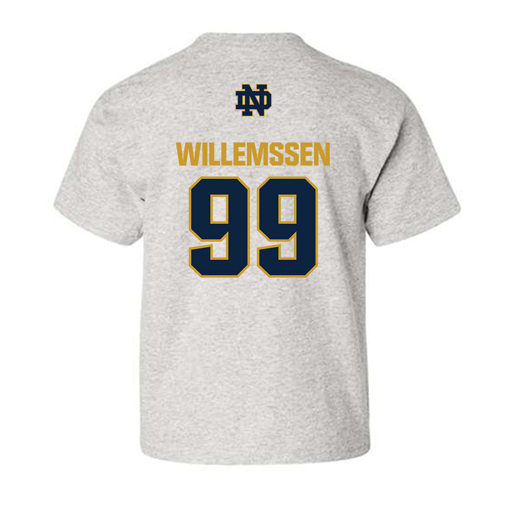 Notre Dame - NCAA Softball : Christina Willemssen - Classic Fashion Shersey Youth T-Shirt-1
