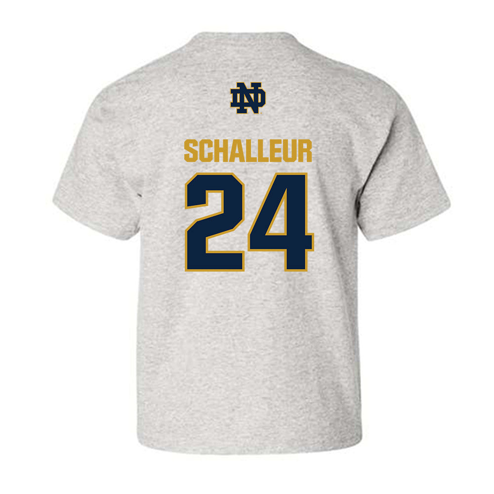 Notre Dame - NCAA Women's Lacrosse : Bailey Schalleur - Classic Fashion Shersey Youth T-Shirt-1