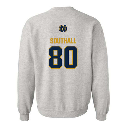 Notre Dame - NCAA Football : Xavier Southall - Classic Fashion Shersey Crewneck Sweatshirt-1