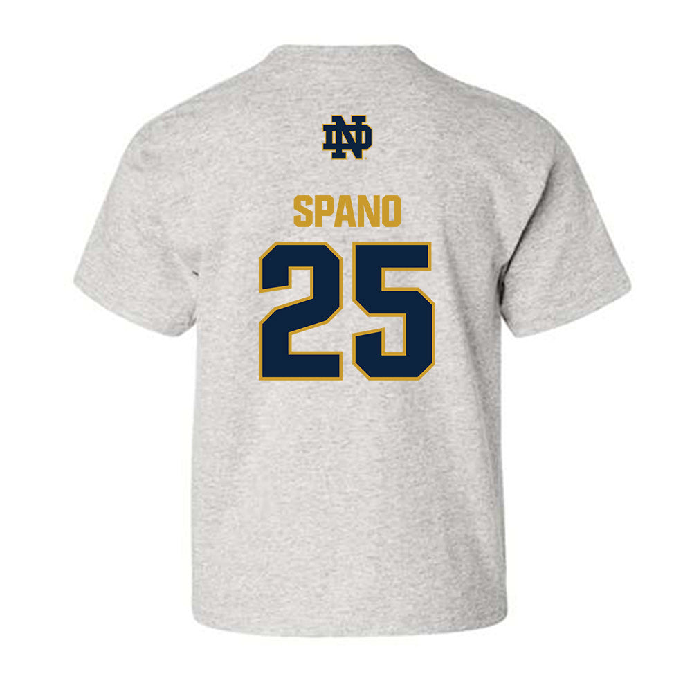 Notre Dame - NCAA Men's Lacrosse : Tyler Spano - Classic Fashion Shersey Youth T-Shirt-1