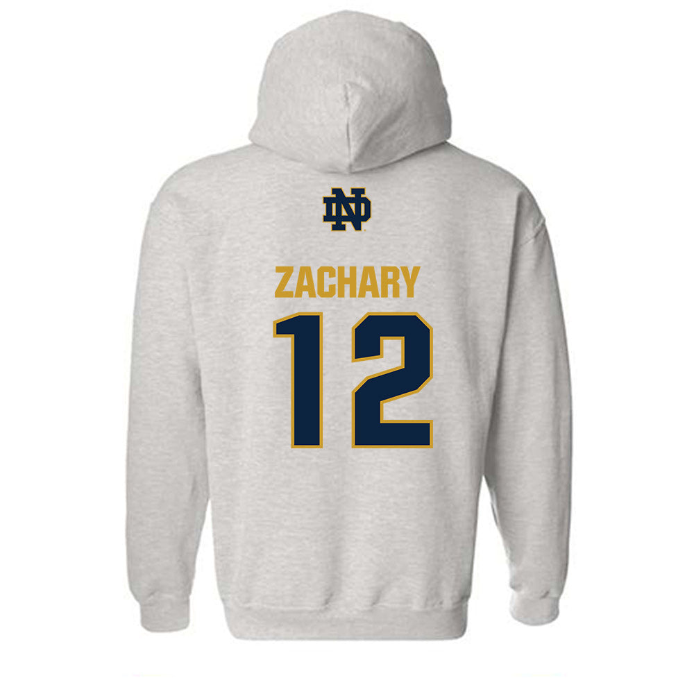 Notre Dame - NCAA Softball : Ava Zachary - Classic Fashion Shersey Hooded Sweatshirt-1
