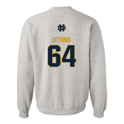 Notre Dame - NCAA Football : Joe Otting - Classic Fashion Shersey Crewneck Sweatshirt-1