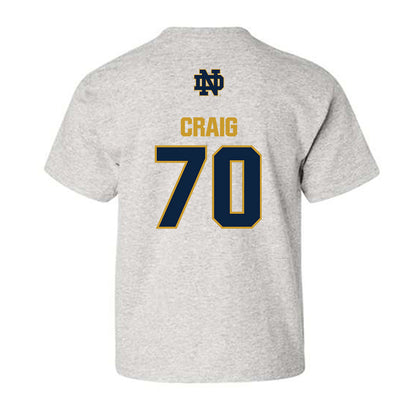 Notre Dame - NCAA Football : Ashton Craig - Classic Fashion Shersey Youth T-Shirt-1