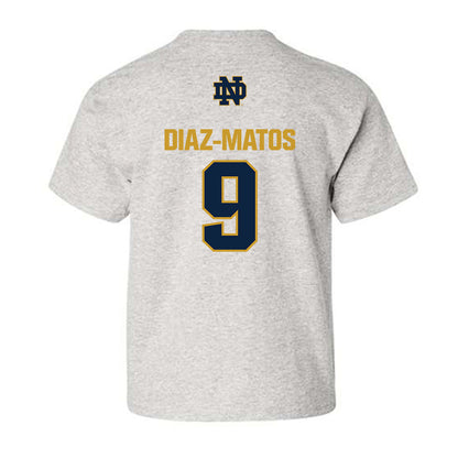 Notre Dame - NCAA Men's Lacrosse : Aidan Diaz-Matos - Classic Fashion Shersey Youth T-Shirt-1
