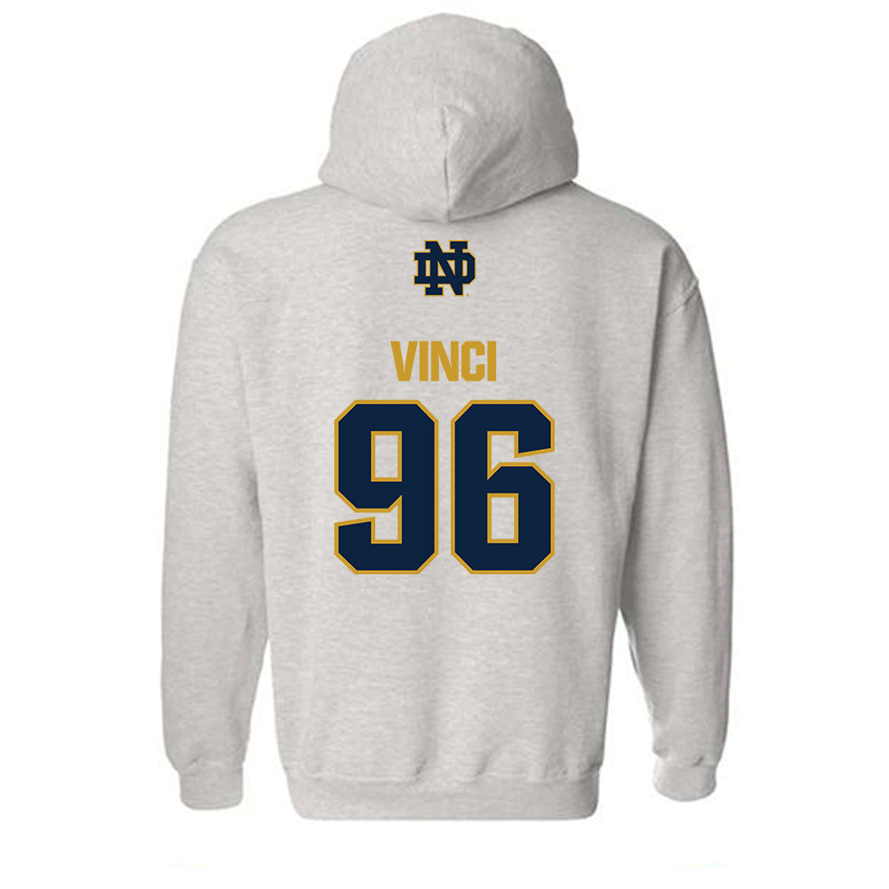 Notre Dame - NCAA Football : Joseph Vinci - Classic Fashion Shersey Hooded Sweatshirt-1