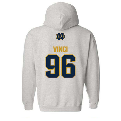 Notre Dame - NCAA Football : Joseph Vinci - Classic Fashion Shersey Hooded Sweatshirt-1