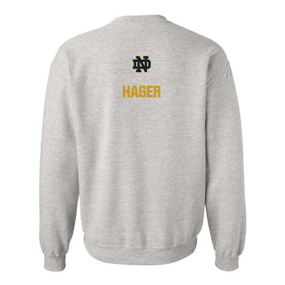 Notre Dame - NCAA Women's Swimming & Diving : Jaylee Hager - Classic Fashion Shersey Crewneck Sweatshirt-1