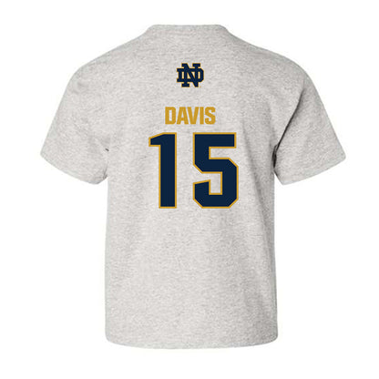 Notre Dame - NCAA Men's Lacrosse : Anderson Davis - Classic Fashion Shersey Youth T-Shirt-1