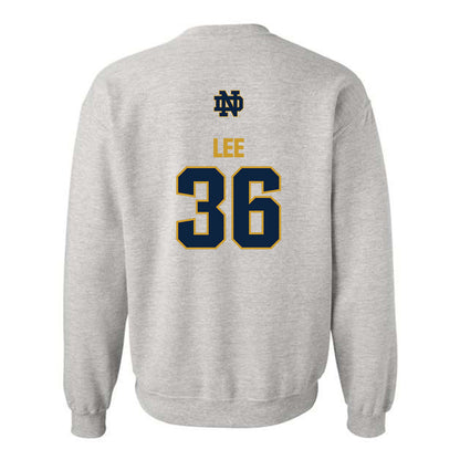 Notre Dame - NCAA Baseball : Oisin Lee - Classic Fashion Shersey Crewneck Sweatshirt