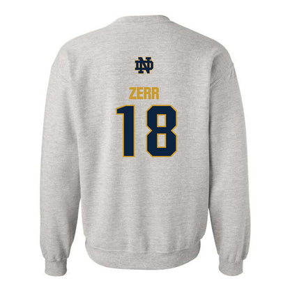 Notre Dame - NCAA Baseball : Aiden Zerr - Classic Fashion Shersey Crewneck Sweatshirt-1