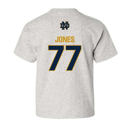 Notre Dame - NCAA Football : Peter Jones - Classic Fashion Shersey Youth T-Shirt-1