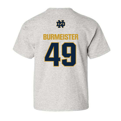 Notre Dame - NCAA Men's Lacrosse : Ben Burmeister - Classic Fashion Shersey Youth T-Shirt-1