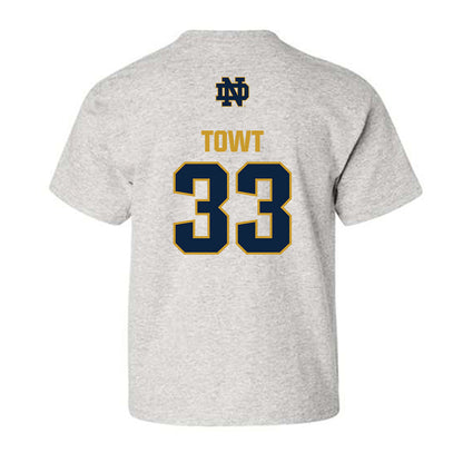 Notre Dame - NCAA Men's Basketball : Carson Towt - Classic Fashion Shersey Youth T-Shirt-1